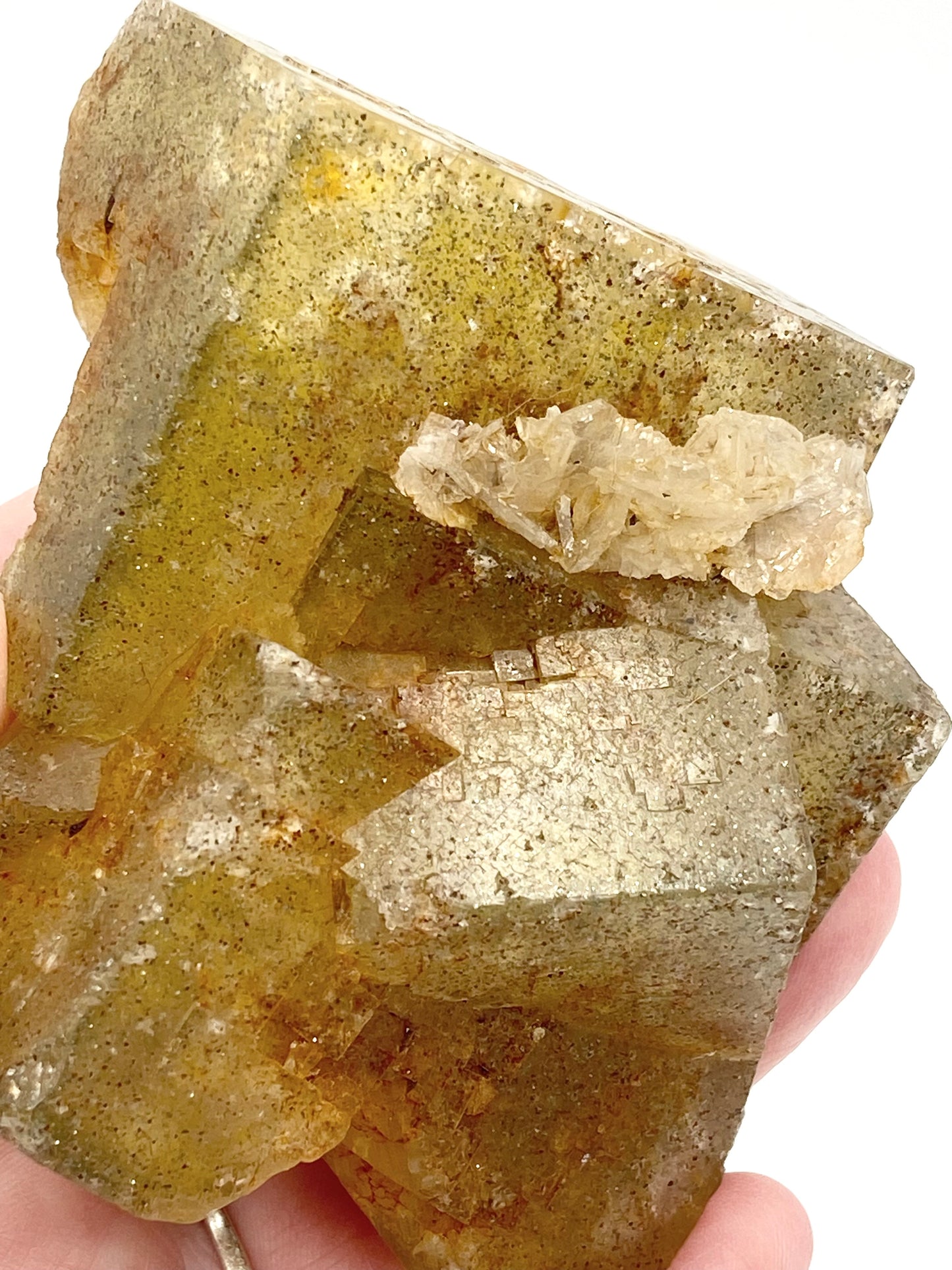 #2 Wet Groves Yellow Fluorite With Micro Chalcopyrite & Galena Inclusions High Quality XL Specimen From Wet Groves Mine, Richmondshire, North Yorkshire, U.K. 🇬🇧