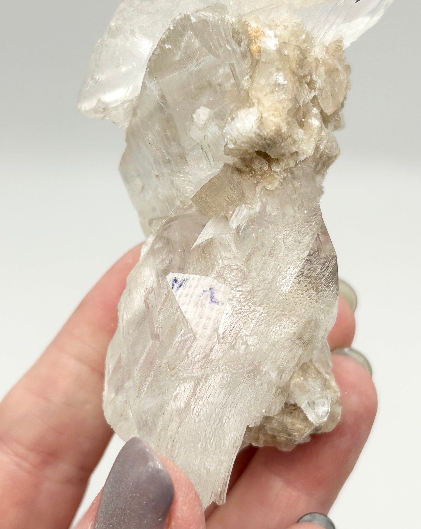 Nica Selenite With Water En Hydro 🫧 #7 From Nica Mine, Chihuahua, Mexico 🇲🇽