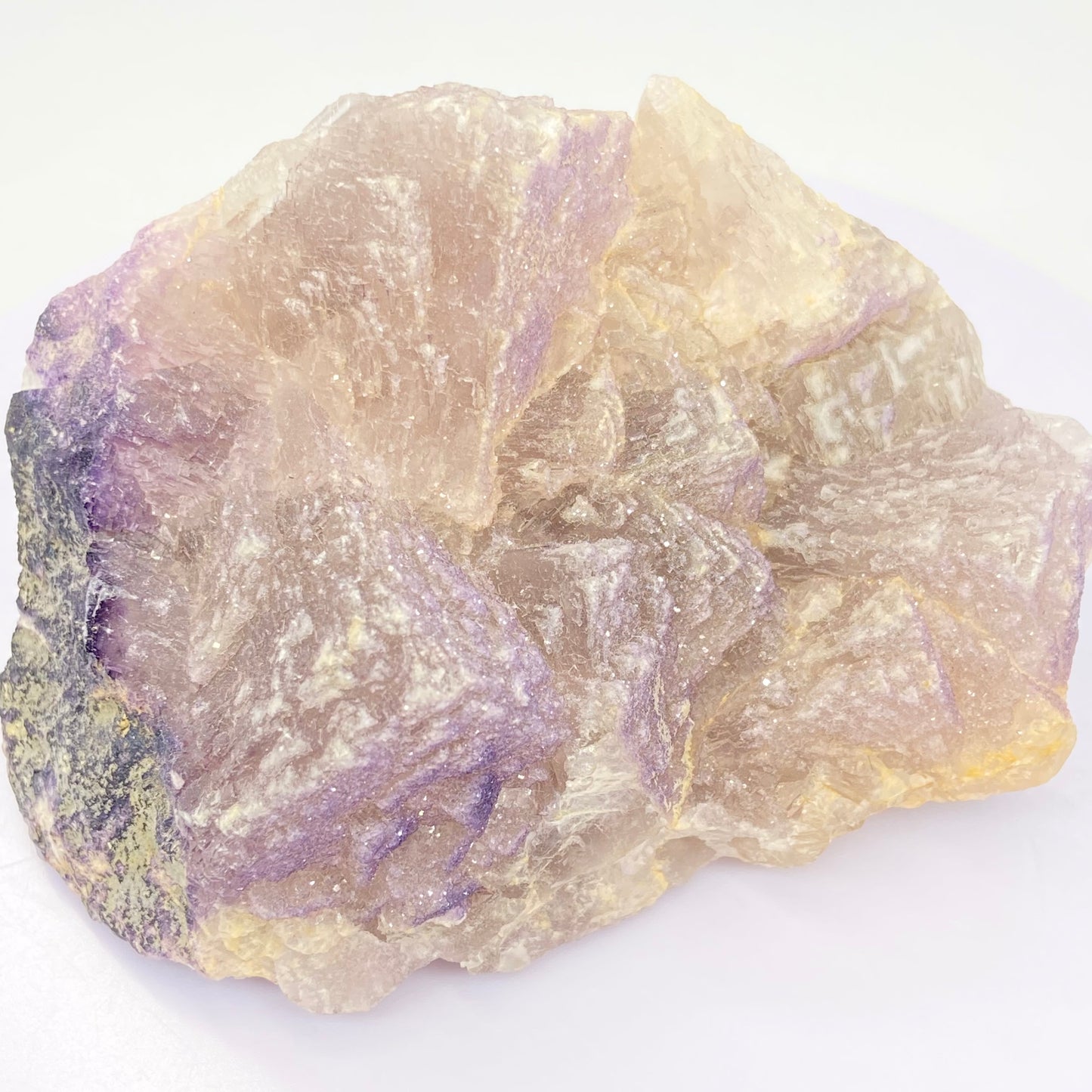 White Fluorite With Micro Purple Sugar (Dyed) Specimen From China 🇨🇳 Pick Your Specimen