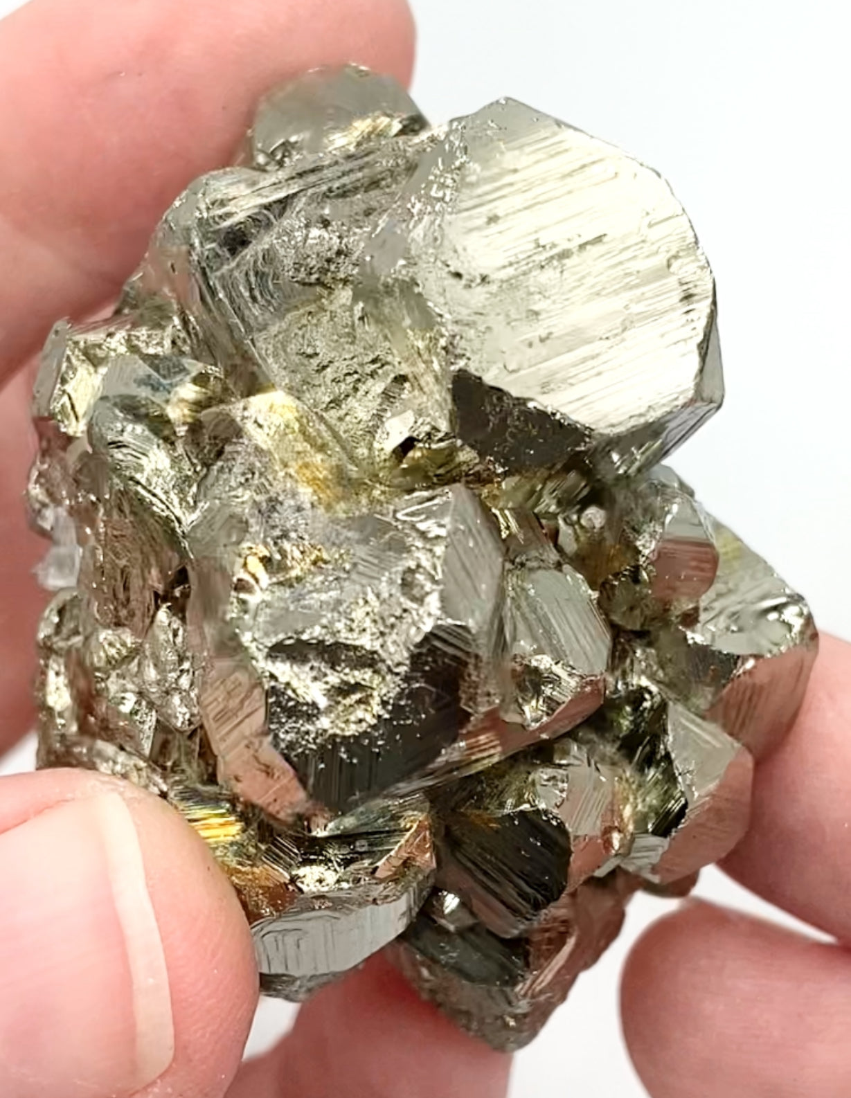 #5 Peruvian 🇵🇪 Pyrite Cluster Small Specimen From Peru 🇵🇪