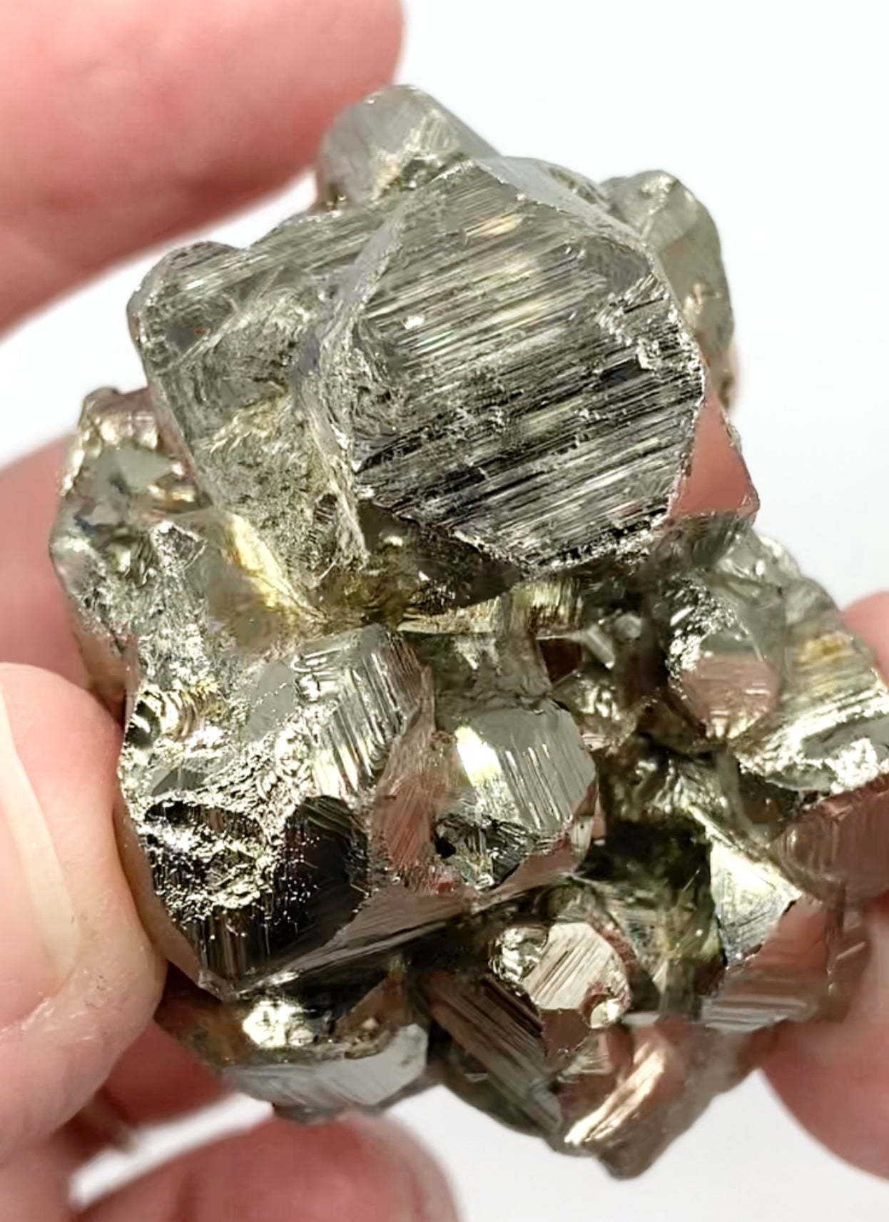 #5 Peruvian 🇵🇪 Pyrite Cluster Small Specimen From Peru 🇵🇪