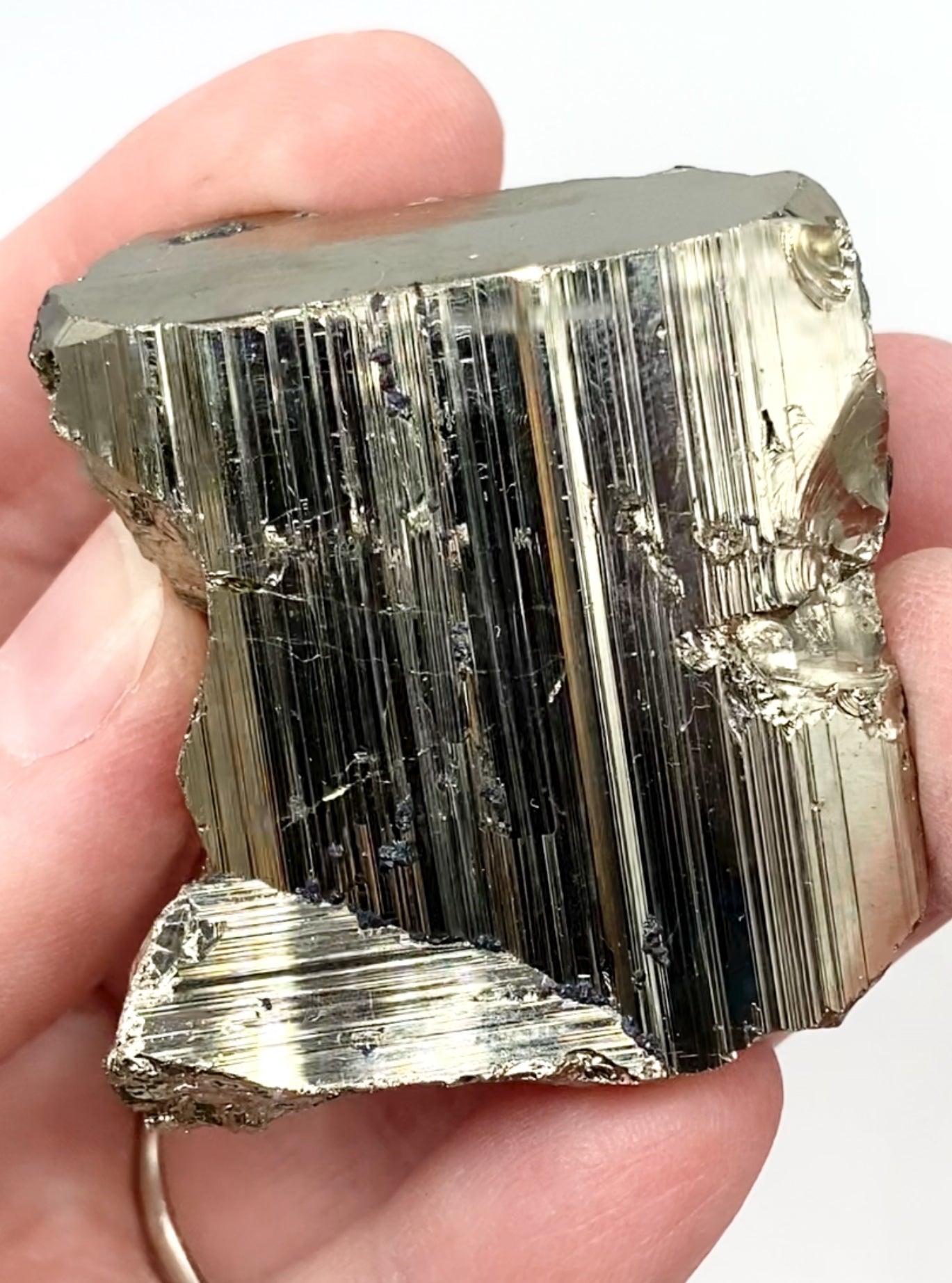 #4 Peruvian 🇵🇪 Pyrite Single Cube Small Specimen From Peru 🇵🇪