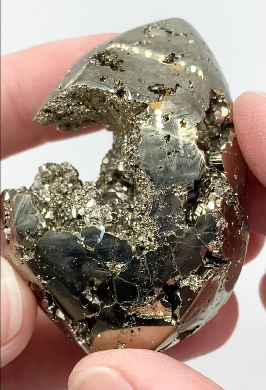 Peruvian 🇵🇪 Pyrite Specimen Shield Freeform From Peru 🇵🇪 Pick Your Shield