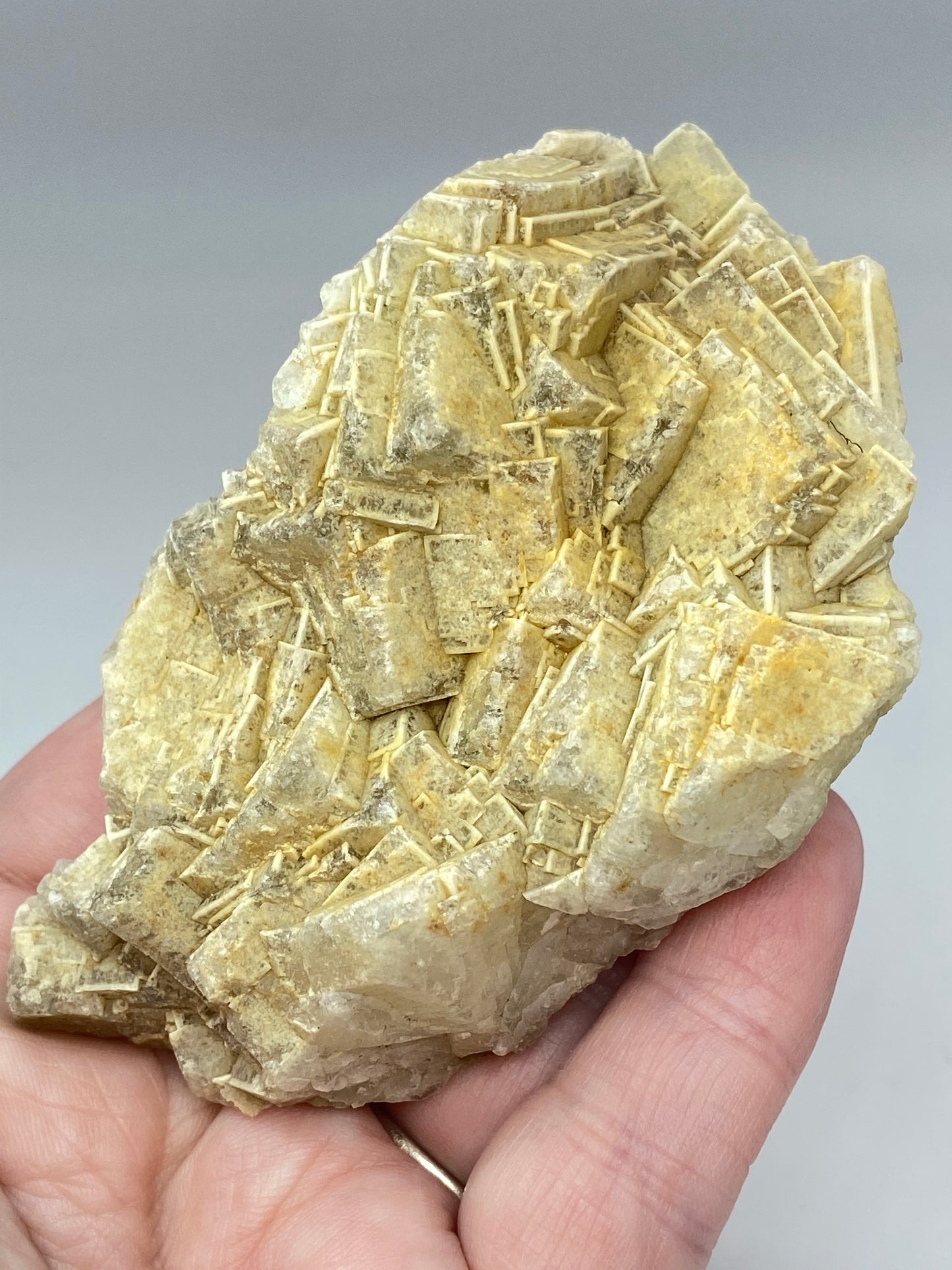 #2 Rare, One Location Derbyshire Cream Edge Fluorite Large Specimen From Pindale Quarry, Castelton, Derbyshire, U.K. 🇬🇧 (Independently ⛏️ Mined)