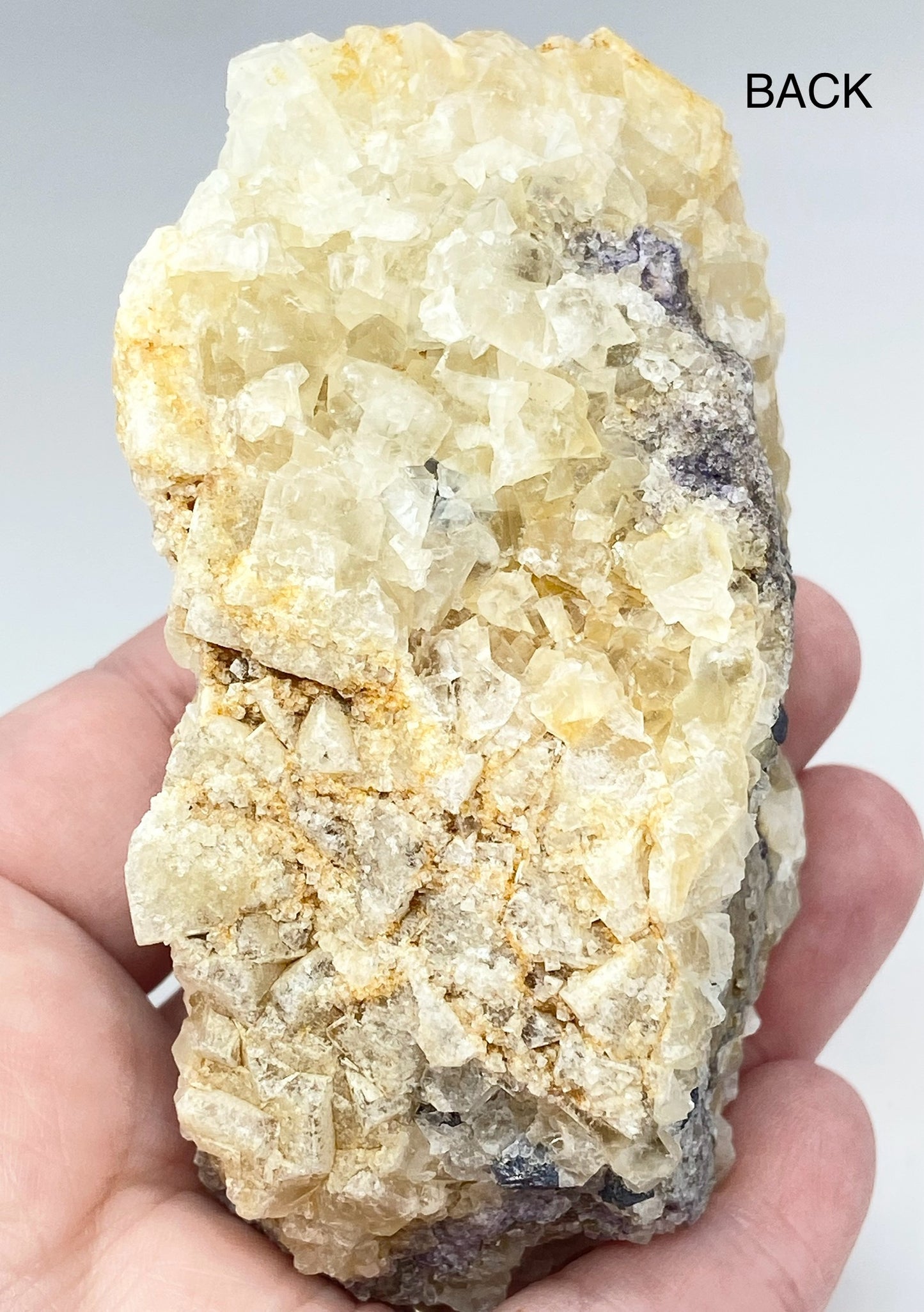 #5 Rare, One Location Derbyshire Cream Edge Fluorite Large Specimen From Pindale Quarry, Castelton, Derbyshire, U.K. 🇬🇧 (Independently ⛏️ Mined)