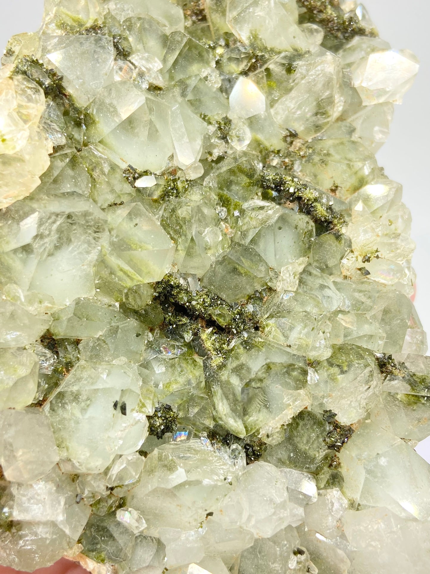 Turkish Fairy Forest Quartz XL #2 - Epidote With Quartz Specimen From Hakkâri Province, Turkey 🇹🇷