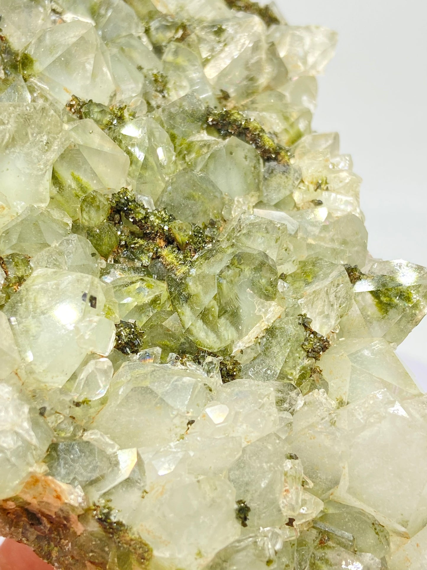 Turkish Fairy Forest Quartz XL #2 - Epidote With Quartz Specimen From Hakkâri Province, Turkey 🇹🇷