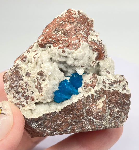 #5 Cavansite With Stilbite Rare Specimen From Pune, India 🇮🇳