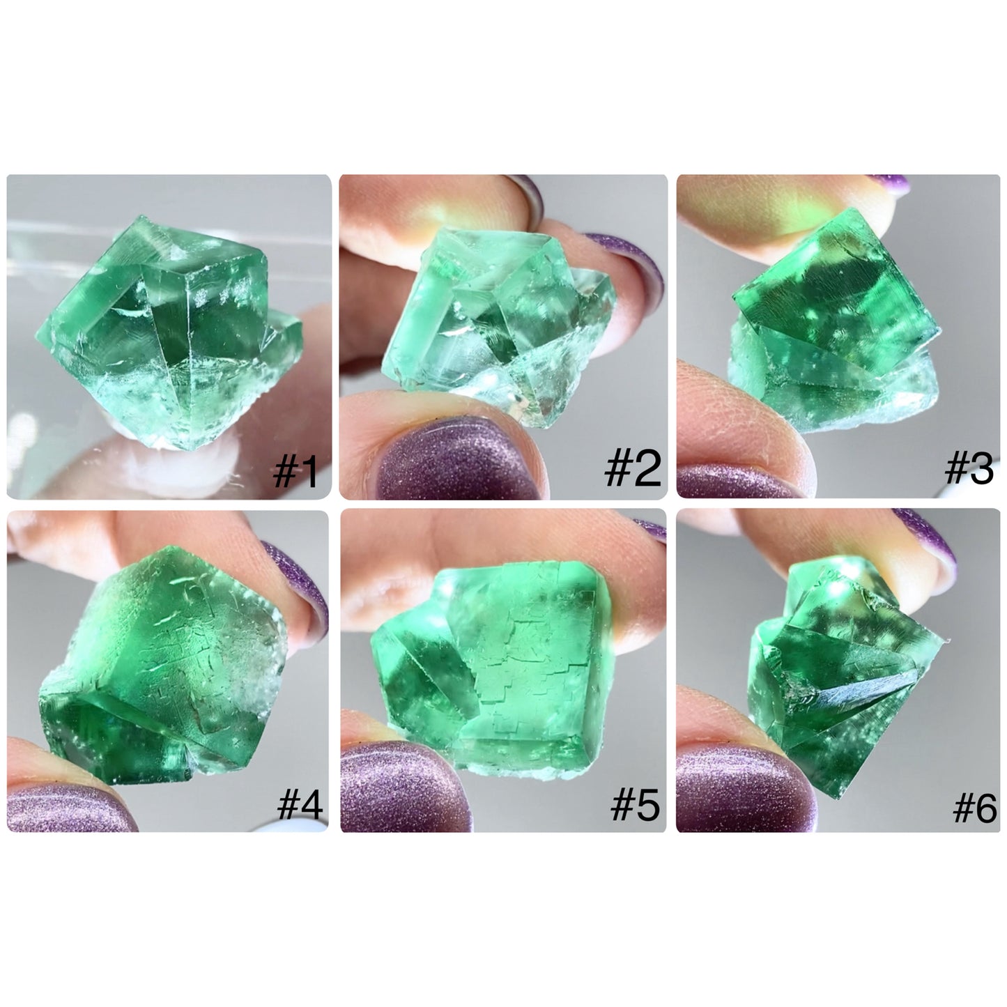 Excavator Terminator Green Fluorite Small Twins from Excavator Terminator Pocket, Lady Annabella Mine Eastgate, Weardale, County Durham, U.K. 🇬🇧 Pick Your Specimen