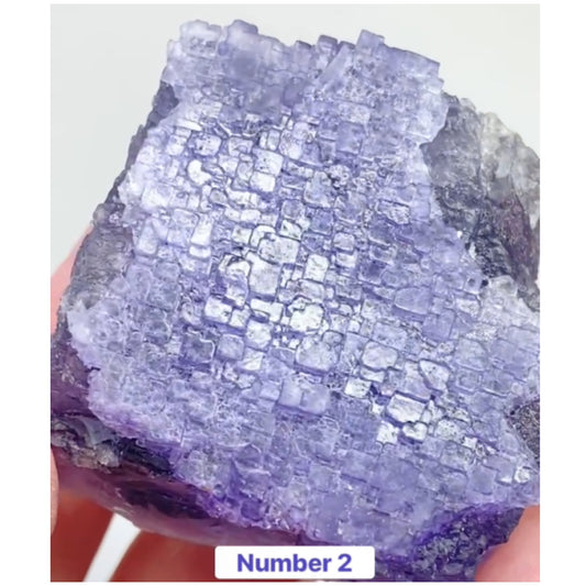 Xin Jiang Deep Purple Step Fluorite Small Specimen From China 🇨🇳 #2