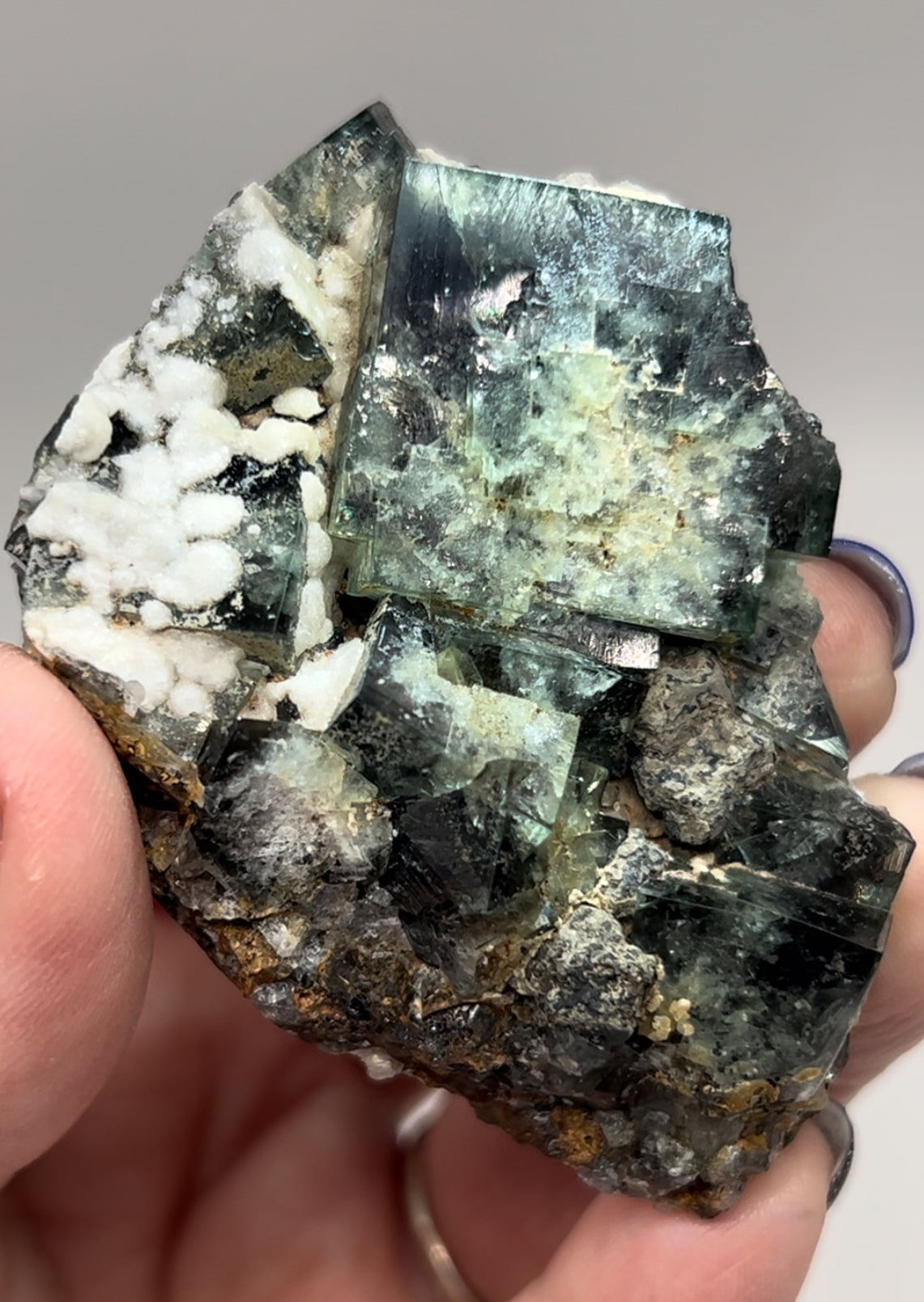 #10 Truffle 🐷 Pig Fluorite Medium Specimen Sutcliffe Vein, Diana Maria Mine, Weardale, U.K. 🇬🇧