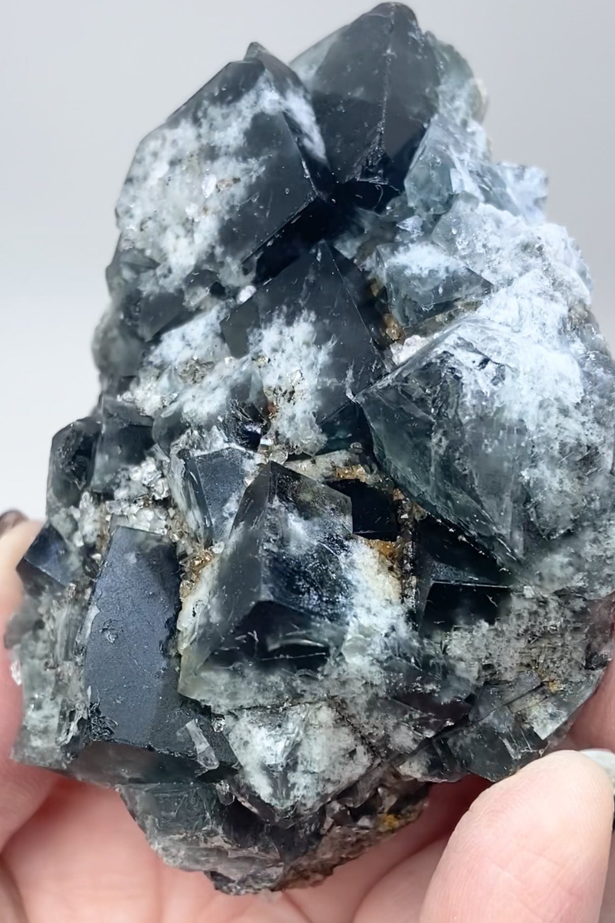 XL #2 Milky Way Teal Fluorite Cluster From Sutcliffe Vein, Diana Maria Mine, Weardale, U.K. 🇬🇧