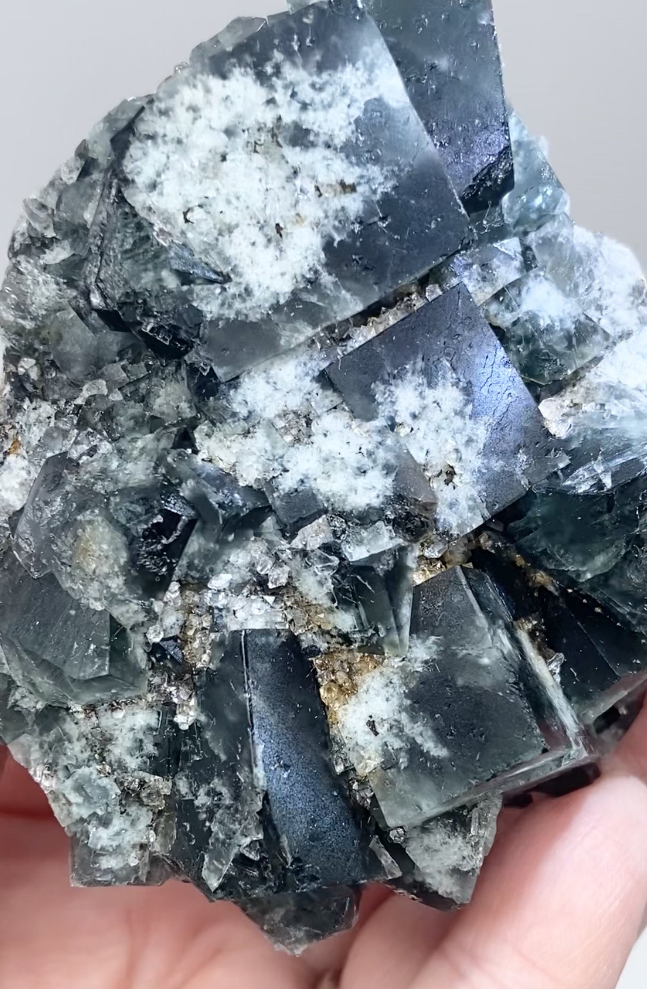 XL #2 Milky Way Teal Fluorite Cluster From Sutcliffe Vein, Diana Maria Mine, Weardale, U.K. 🇬🇧