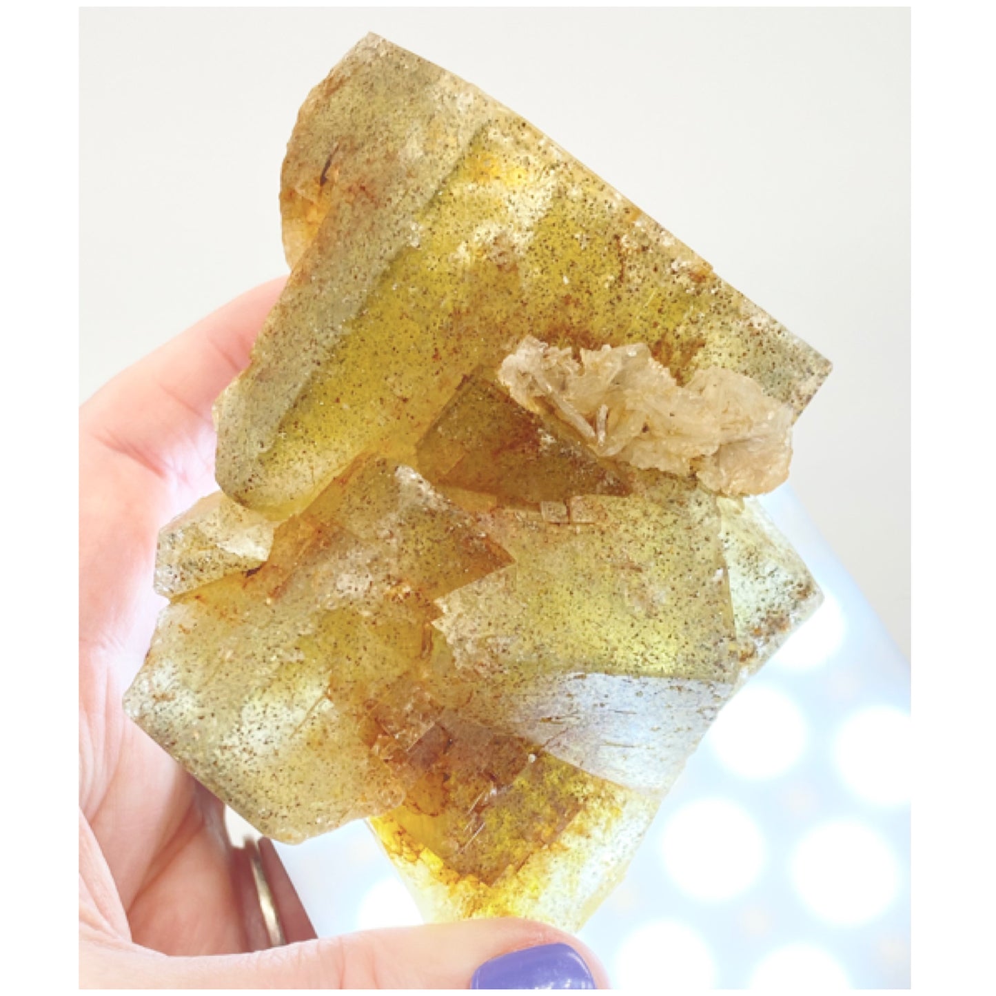 #2 Wet Groves Yellow Fluorite With Micro Chalcopyrite & Galena Inclusions High Quality XL Specimen From Wet Groves Mine, Richmondshire, North Yorkshire, U.K. 🇬🇧