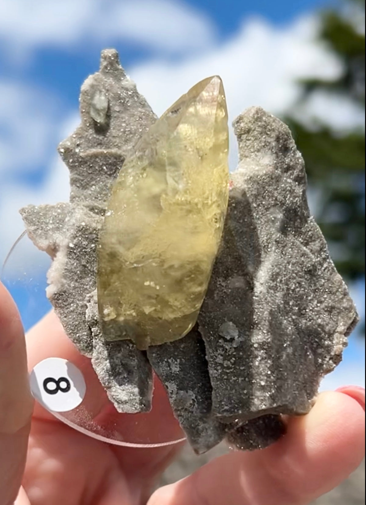 Collectors #8 Sweetwater Yellow Calcite With Quartz Sugar Large From Sweetwater Mine, Reynolds County, Missouri, USA 🇺🇸