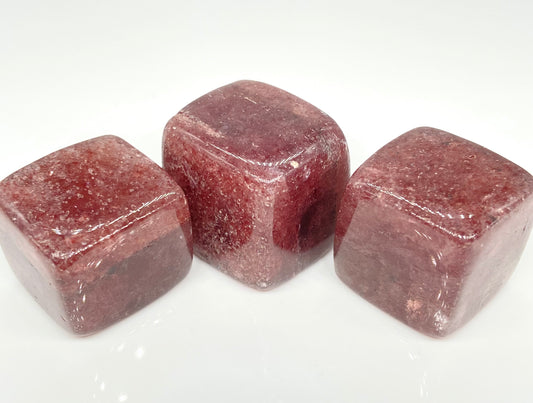 Strawberry Quartz/ Dragons Blood/ Light Smokey Quartz Cubes 🇨🇳🇲🇬🇧🇷 Pick Your Cube