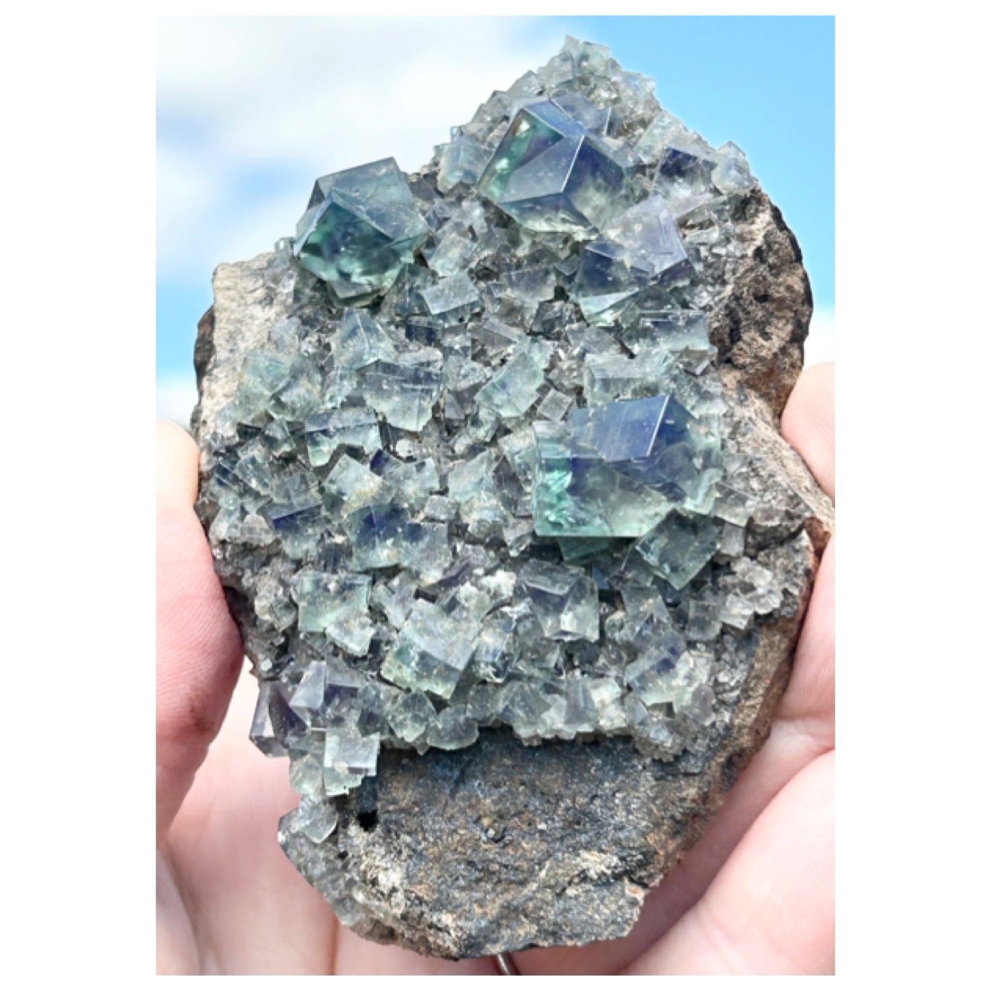 Green Colour Change Fluorite From Eastgate Quarry, Eastgate, Stanhope, U.K. 🇬🇧 Mined in 2010 - Exhausted Mine