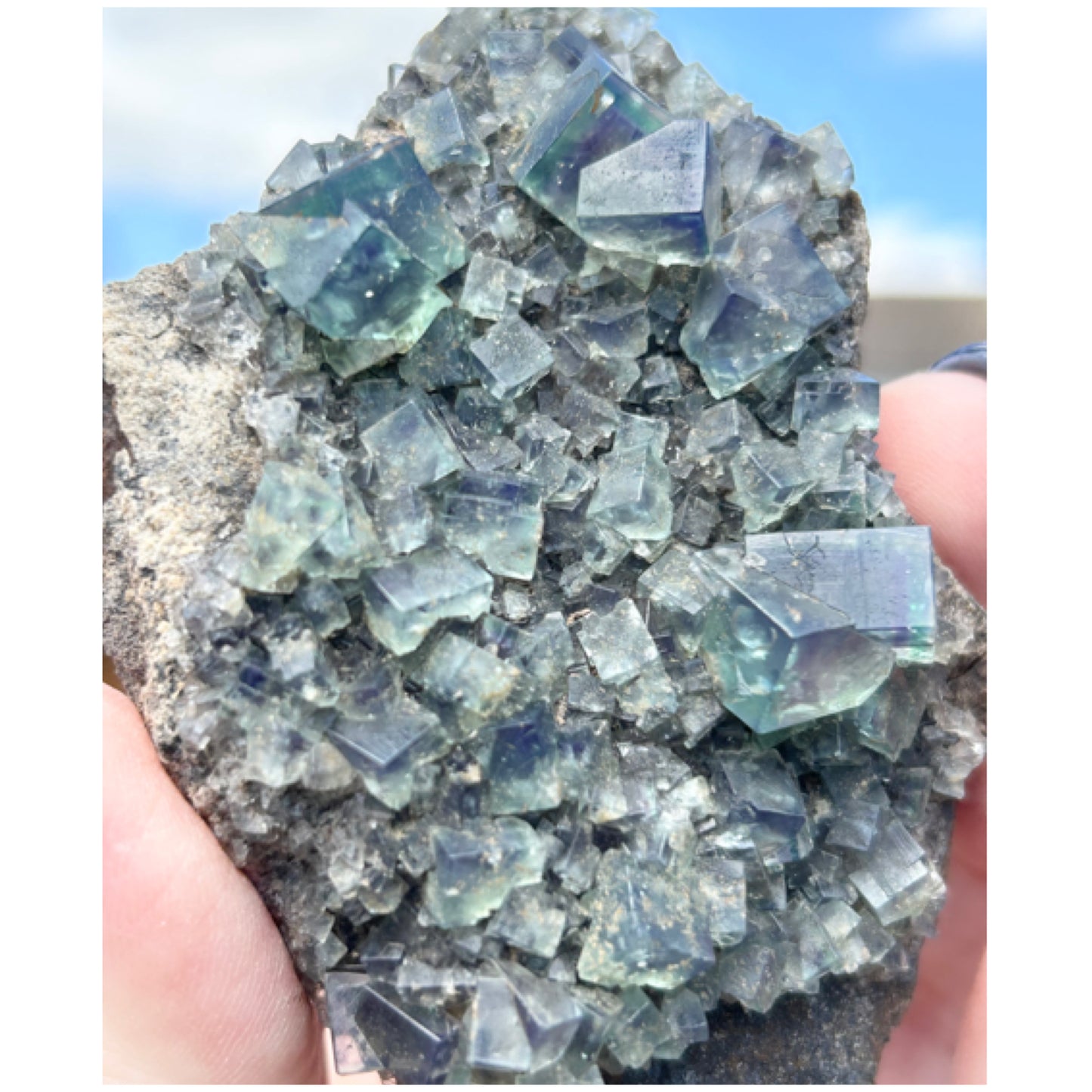 Green Colour Change Fluorite From Eastgate Quarry, Eastgate, Stanhope, U.K. 🇬🇧 Mined in 2010 - Exhausted Mine