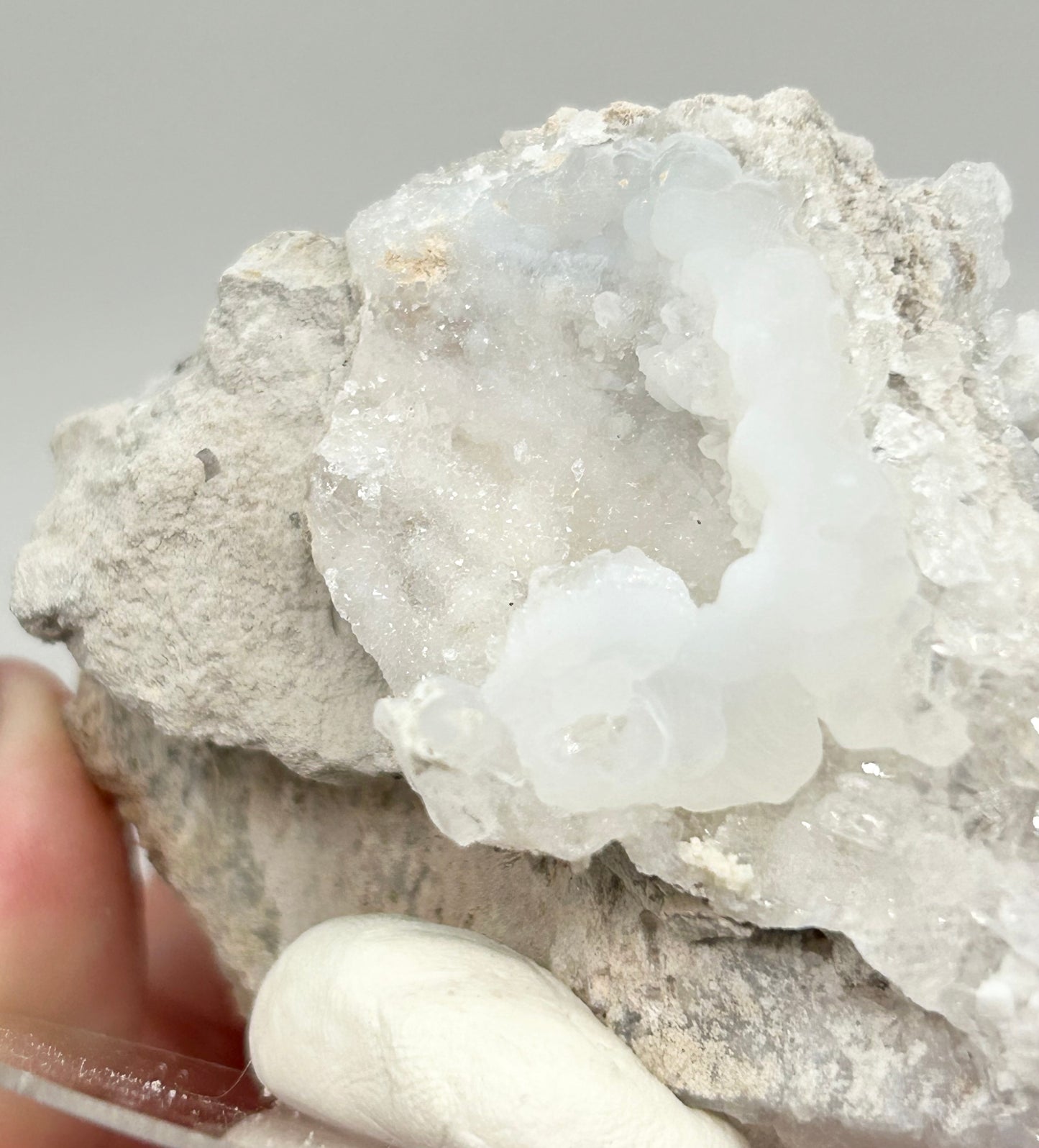 #3 Spirit Flower Geodes Large - Purple Fluorite, White Chalcedony & Quartz From San Benito, Chihuahua, México 🇲🇽