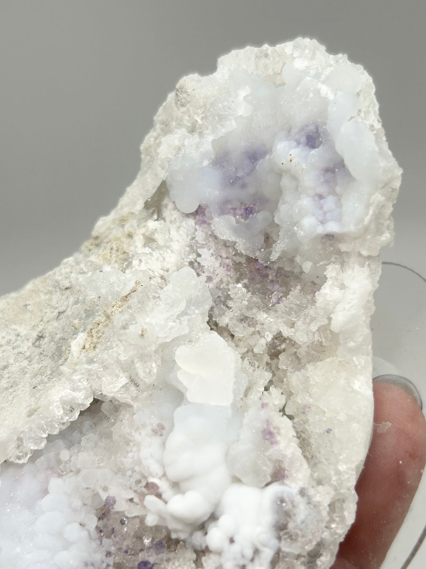 #4 Spirit Flower Geodes Large - Purple Fluorite, White Chalcedony & Quartz From San Benito, Chihuahua, México 🇲🇽