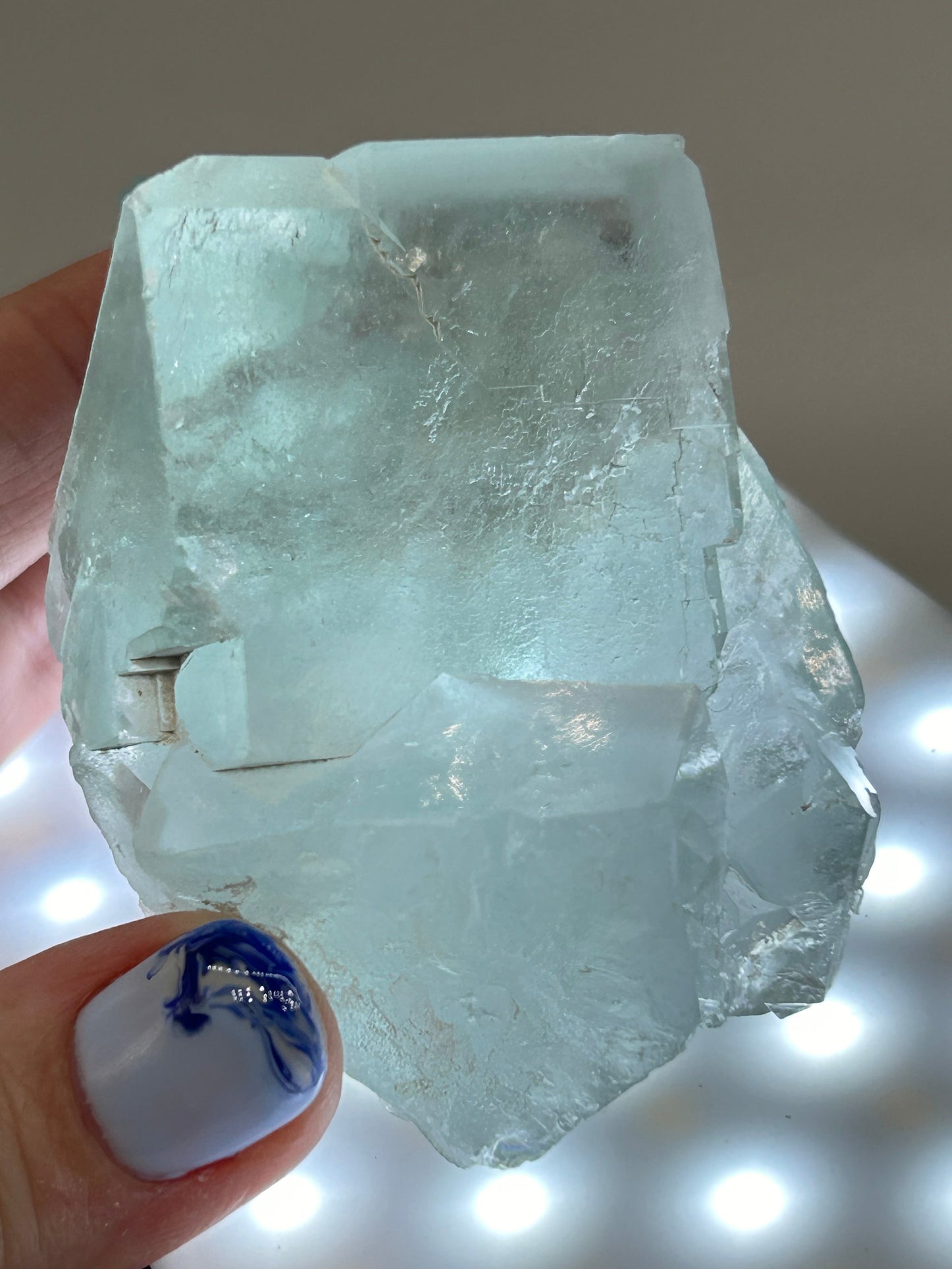 #10 Zhe Jiang Light Green/ Blue Fluorite Glassy Extra Large Specimen From China 🇨🇳