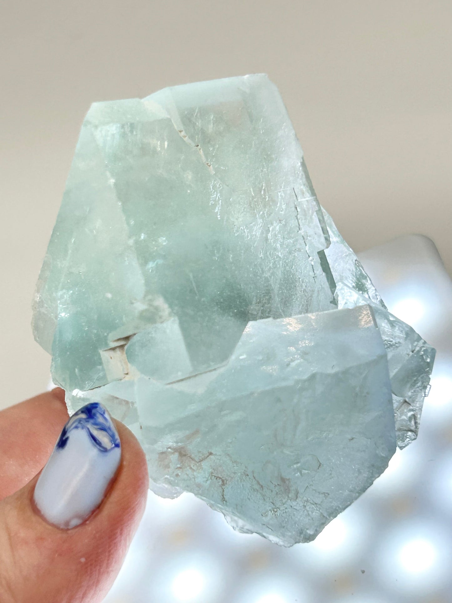 #10 Zhe Jiang Light Green/ Blue Fluorite Glassy Extra Large Specimen From China 🇨🇳