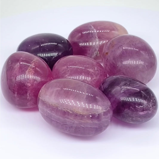 Purple Fluorite Tumbles