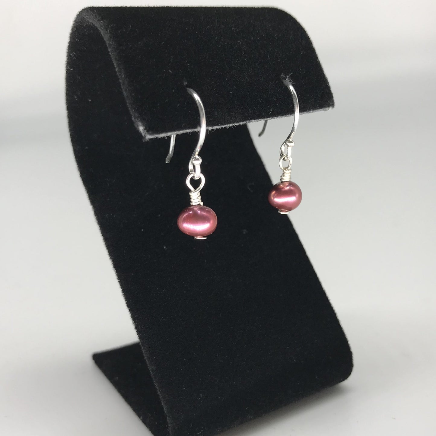 Chose Your Colour Freshwater Pearl Sterling 925 Silver Shepherds Hook Drop Earrings - Pick Your Earrings