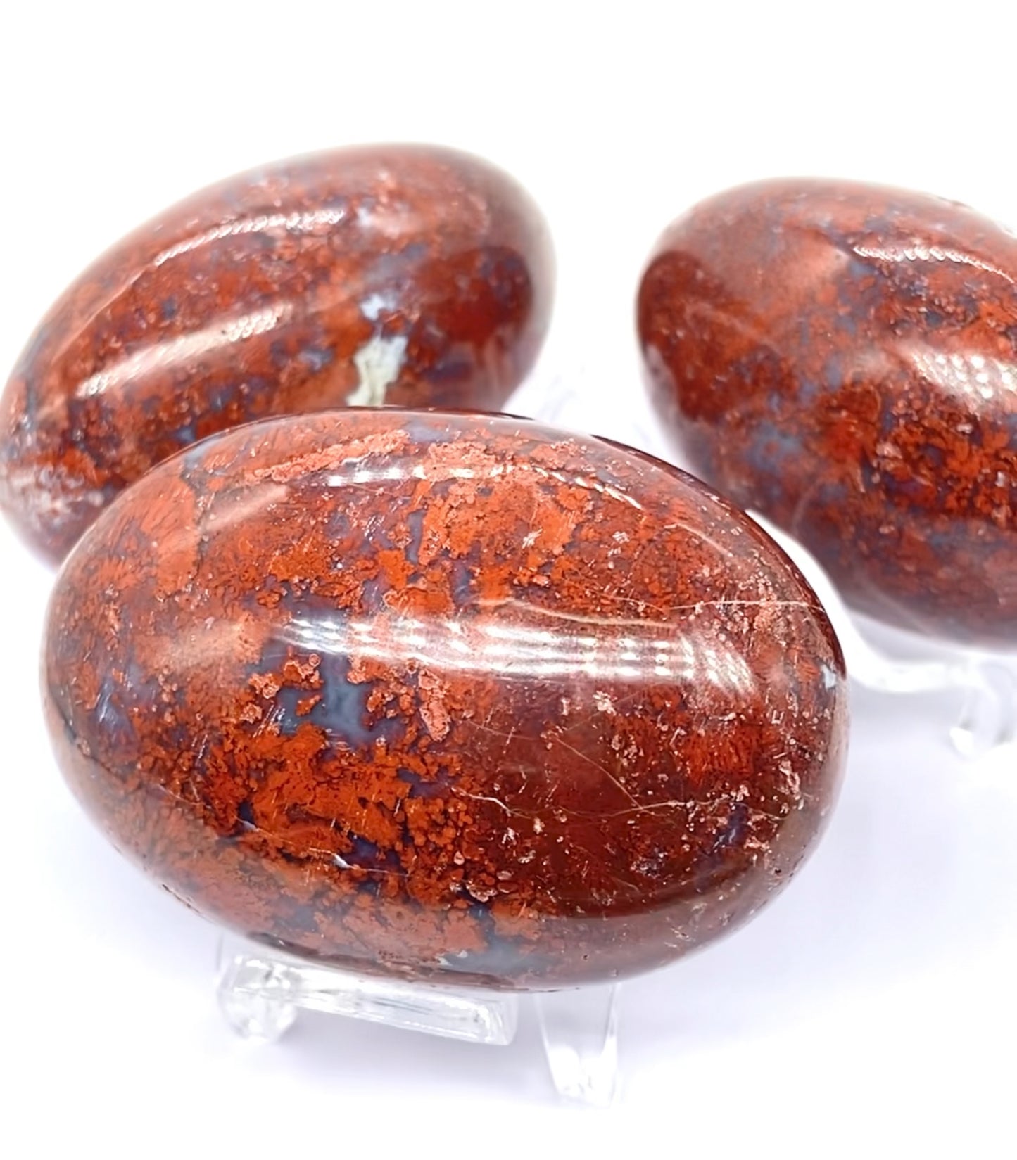 Red Moss Agate Indonesia 🇮🇩 Custom Made Palms