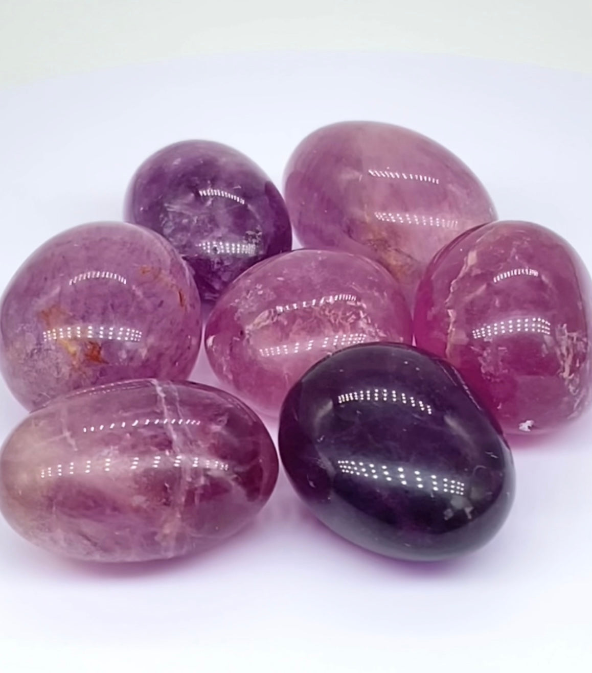 Purple Fluorite Tumbles