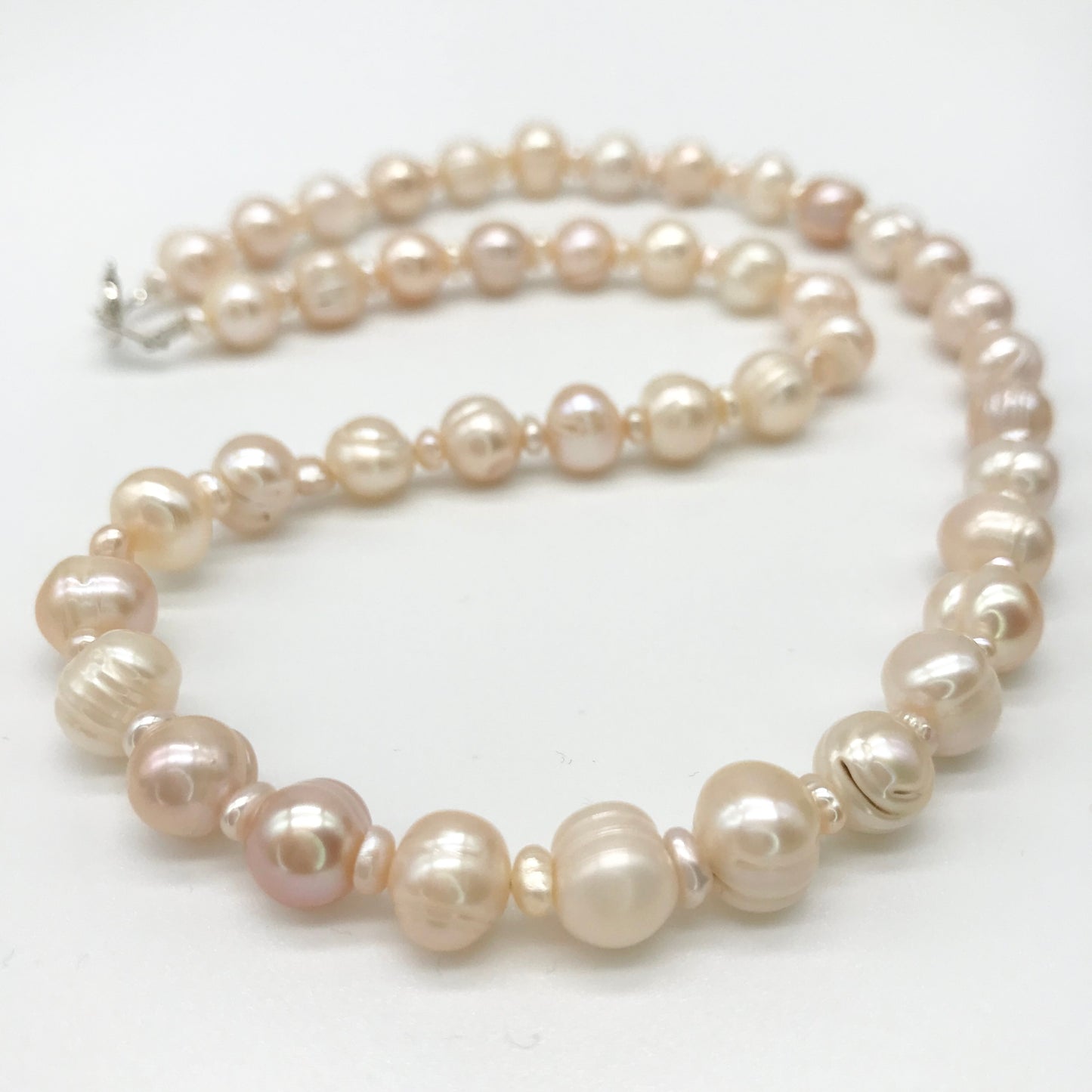 Peach Freshwater Baroque Pearls Classic Necklace - Pick Your Necklace