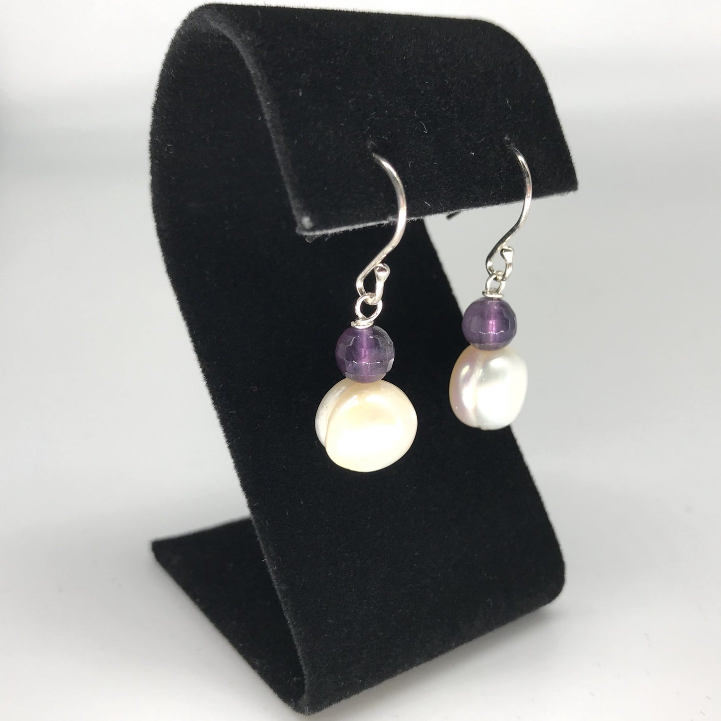 Chose Your Colour Freshwater Pearl Sterling 925 Silver Shepherds Hook Drop Earrings - Pick Your Earrings