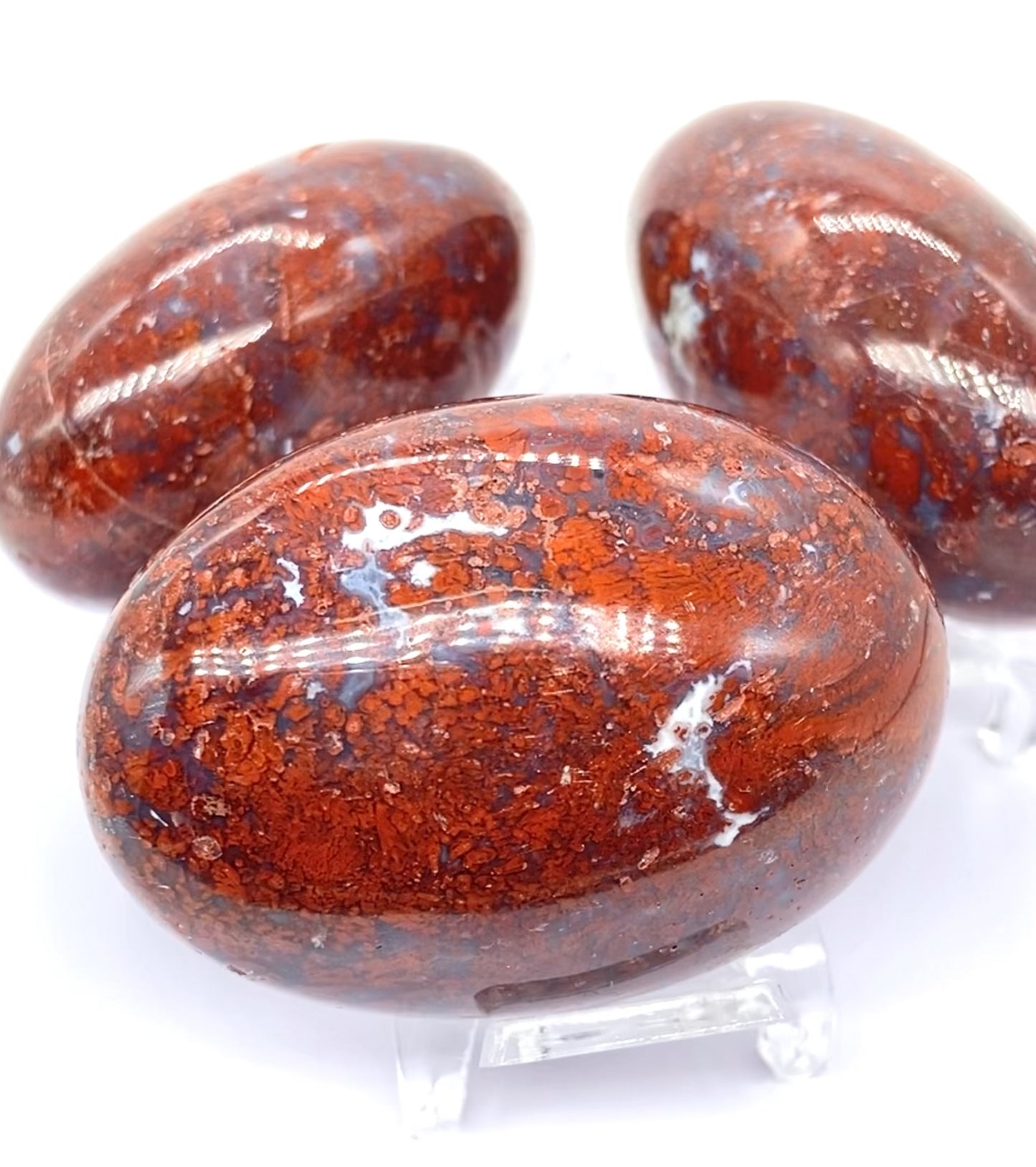 Red Moss Agate Indonesia 🇮🇩 Custom Made Palms