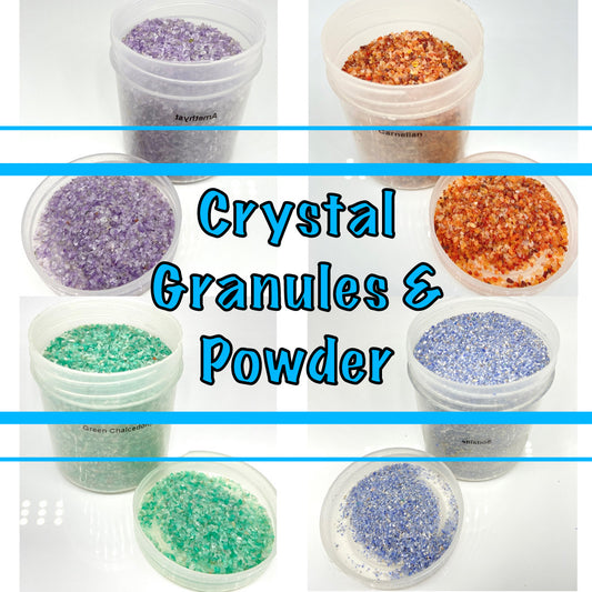 100% Crystal/ Gemstone Granules & Powders